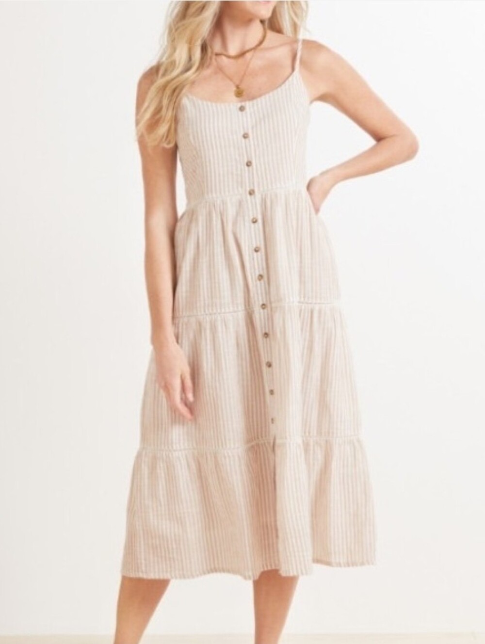 NEW Sundry Striped Sundress 2